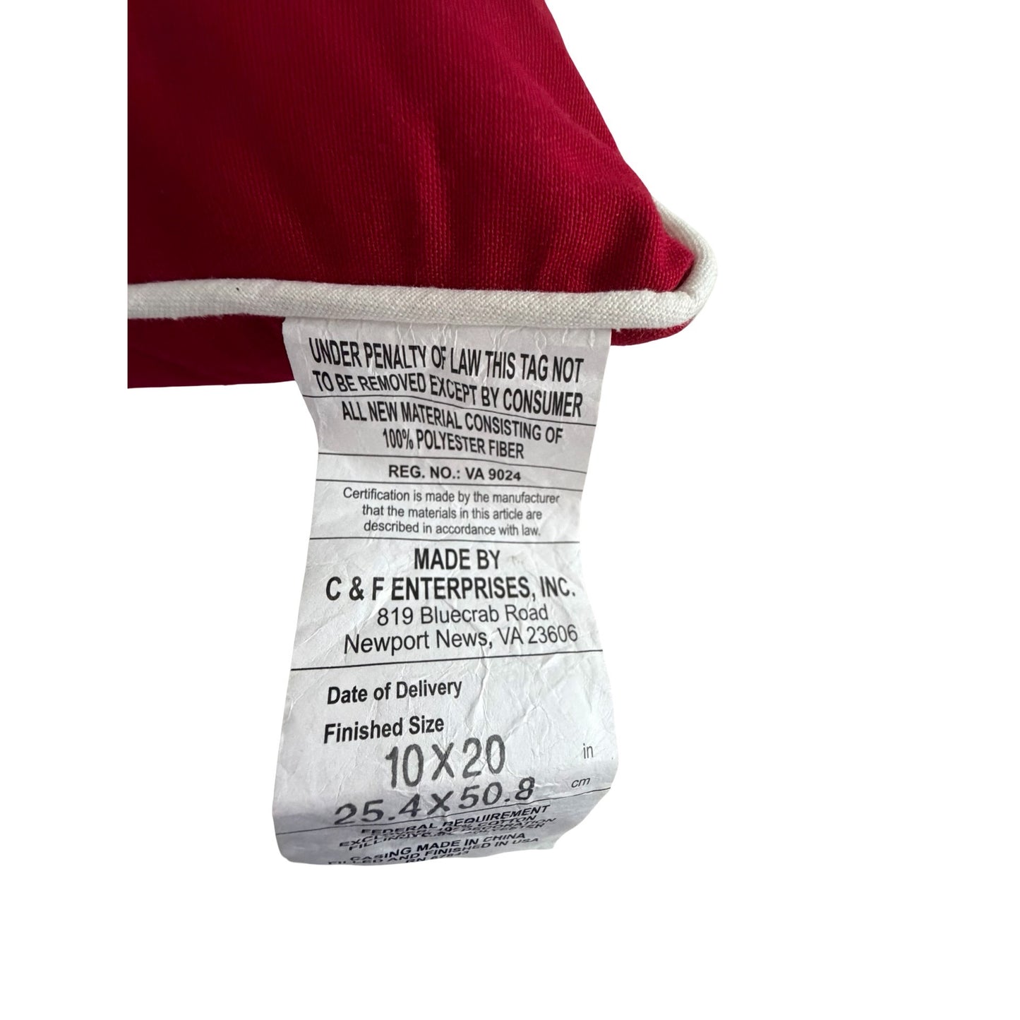 C&F Enterprises Reindeer Games Christmas Throw Pillow Red Rudolph Lumbar 10x20