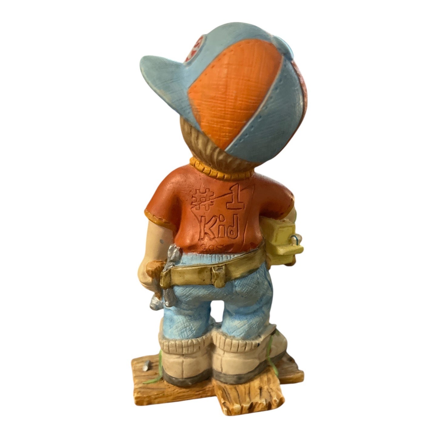 Vintage Enesco 1995 Didn’t I Fix It Good Figurine Boy Carpenter 4 Inch