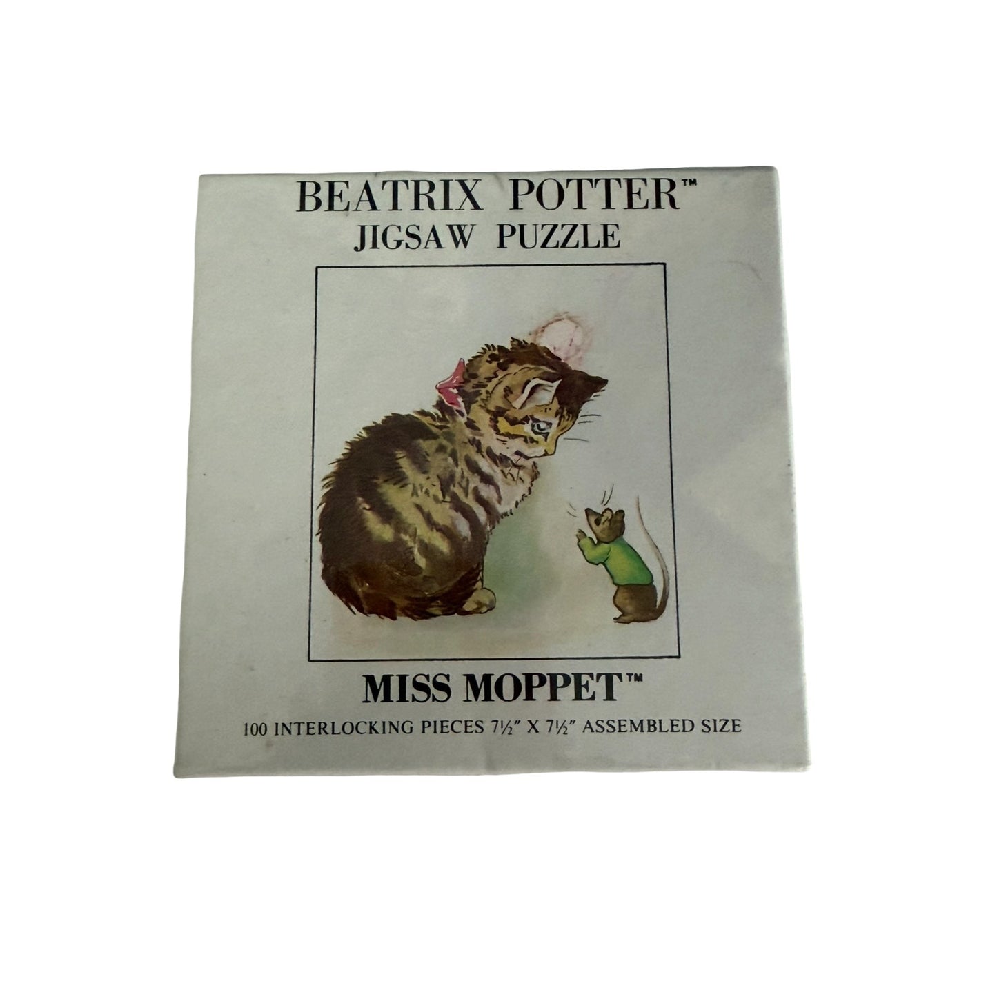 Beatrix Potter Miss Moppet Mini Jigsaw Puzzle Sealed 1976 Pic-Me-Up 100 Pieces Vintage