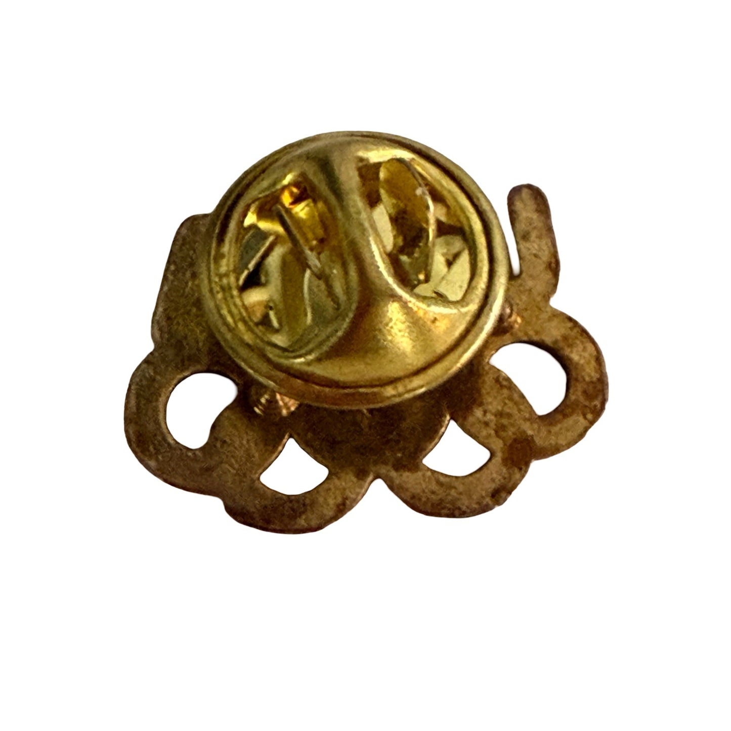 Vintage USA Olympic Rings Lapel Pin Gold Tone Team USA Sports Collectible