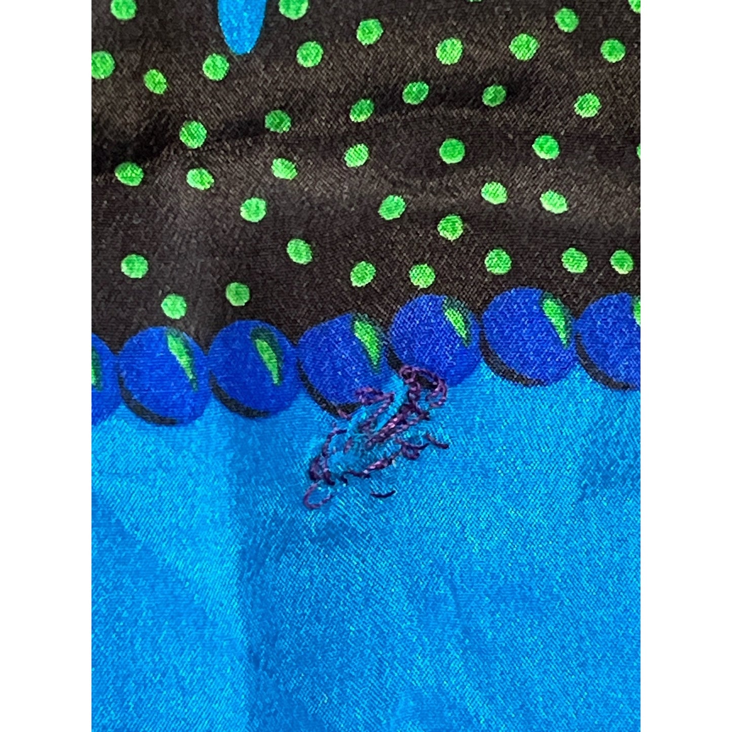 Oscar de la Renta Studio Silk Scarf Hat Print Novelty Designint 50x11