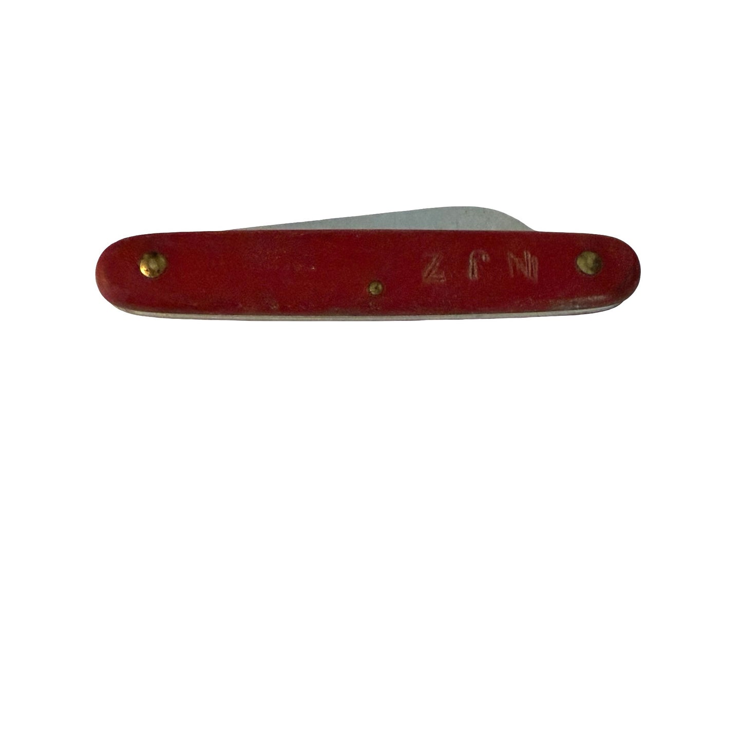 Vintage Victorinox Economy Swiss Folding Pocket Utility Knife Red Handle 4" Switzerland