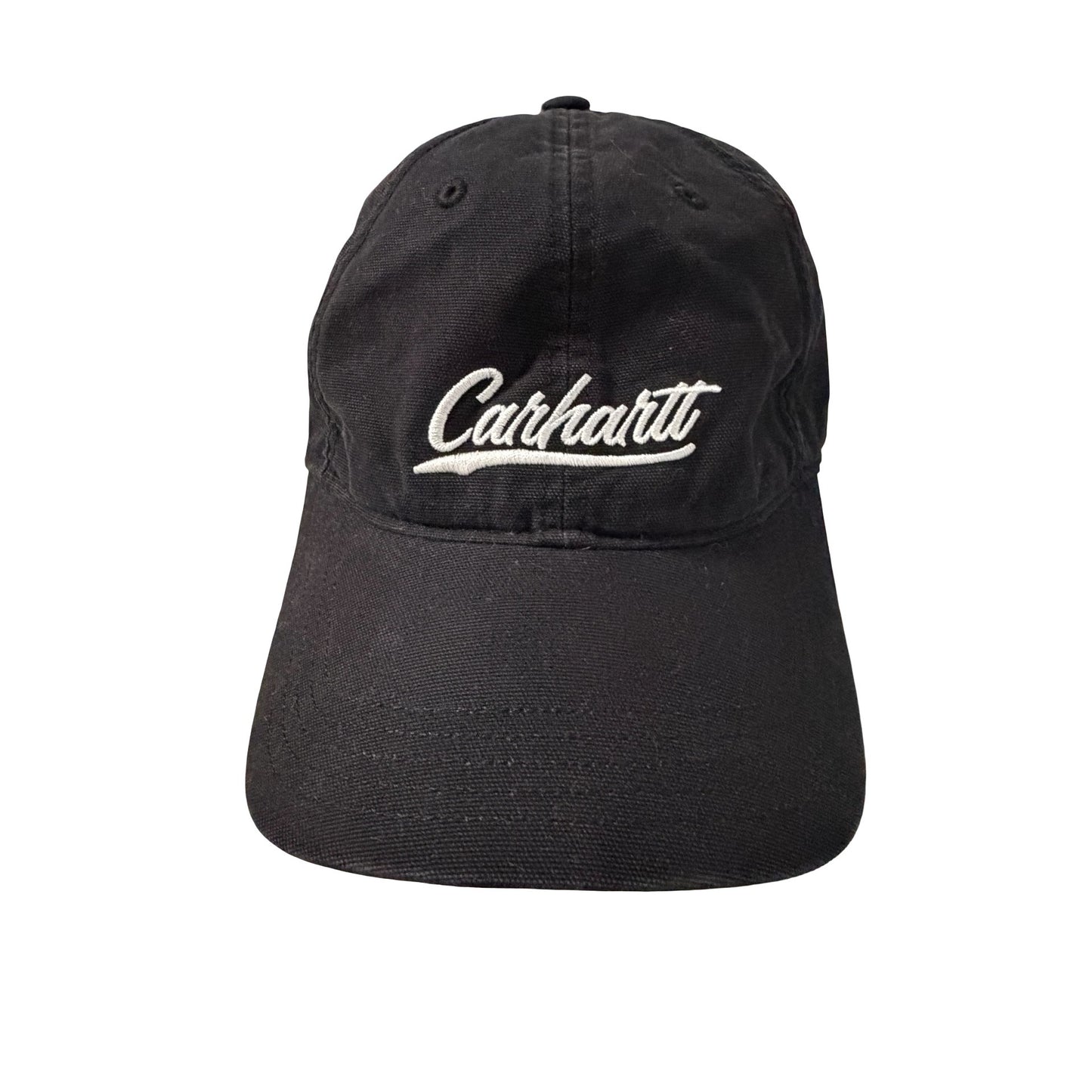 Carhartt Black Script Logo Adjustable Baseball Cap Hat Strapback