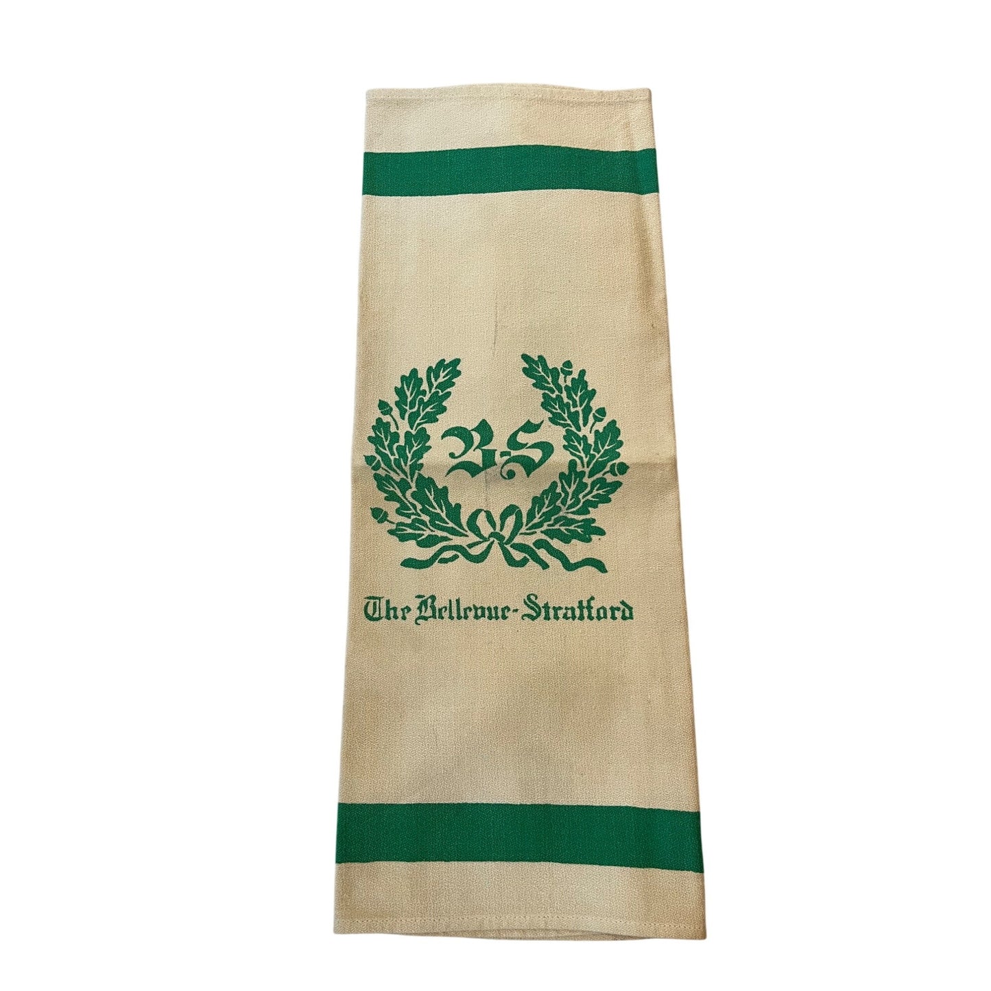 Vintage Bellevue Stratford Linen Napkin Philadelphia Hotel Souvenir 15.5x16