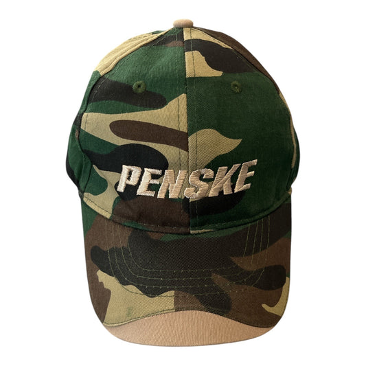 Penske Racing Camo Adjustable Cap Embroidered Logo Motorsports Hat