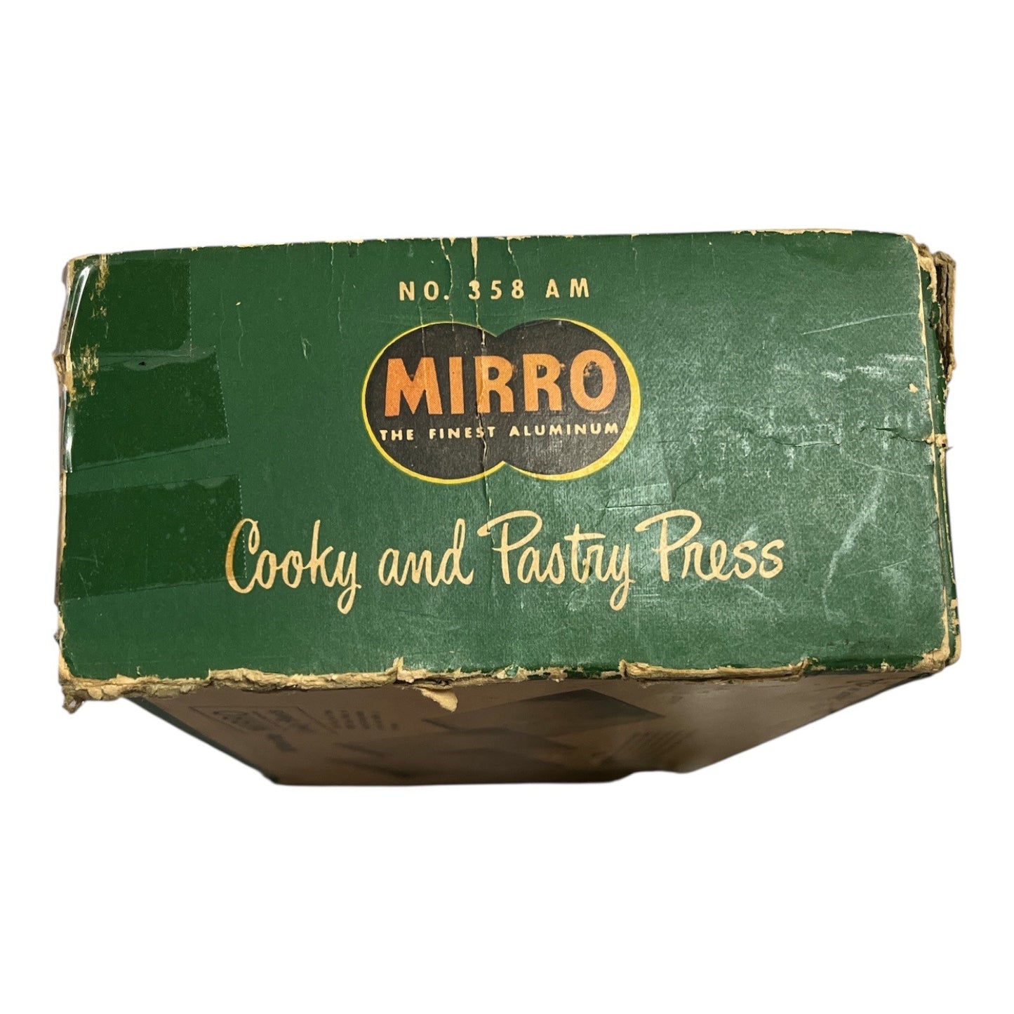 Vintage Mirro Cooky & Pastry Press No. 358AM w/ 15 Discs & Recipe Book – Box Poor