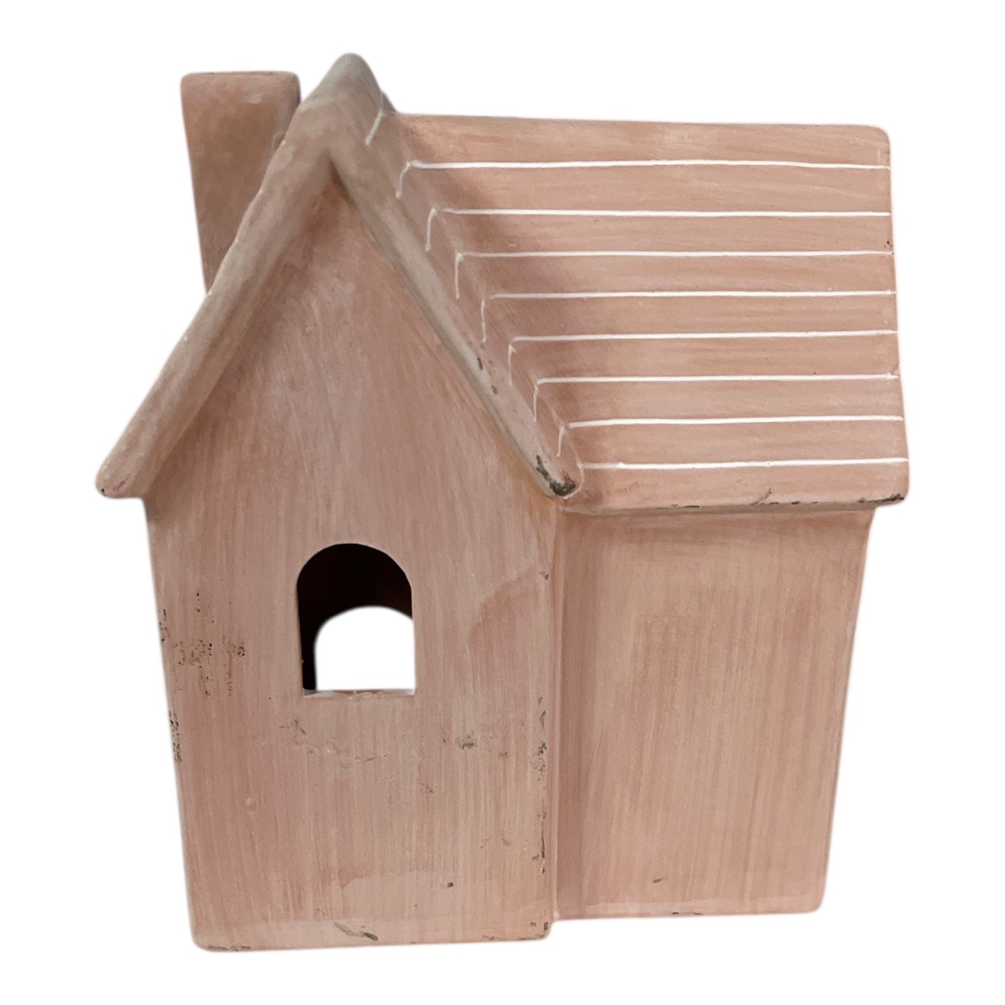 Hyde & EEK! Boutique Terra Cotta Haunted House Halloween Decor Candle Luminary