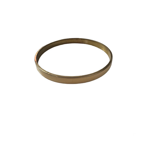 Vintage Vendome Peach Gold Tone Minimalist Stackable Bangle Bracelet 2.5 Inch