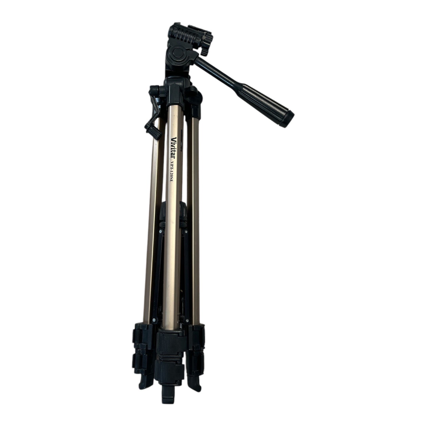 Vintage Vivitar VPT-120SE Aluminum Camera Tripod Pan Tilt Head Early 2000s
