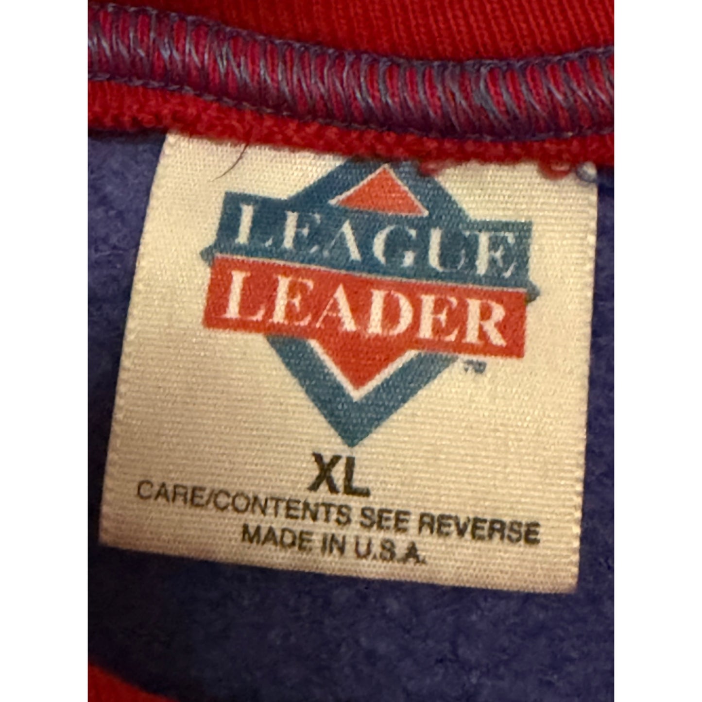 Vintage 1990 New York Giants Monday Night Football Sweatshirt XL USA Blue Mock Neck NFL