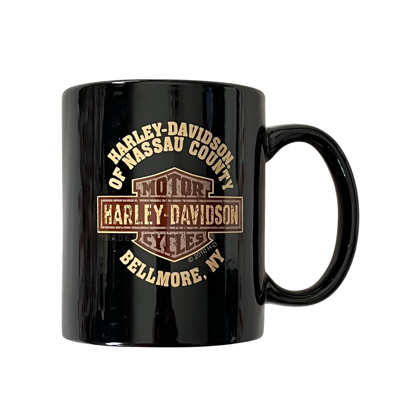 Harley-Davidson Nassau County Bellmore NY Dealership Coffee Mug Black Ceramic 2010