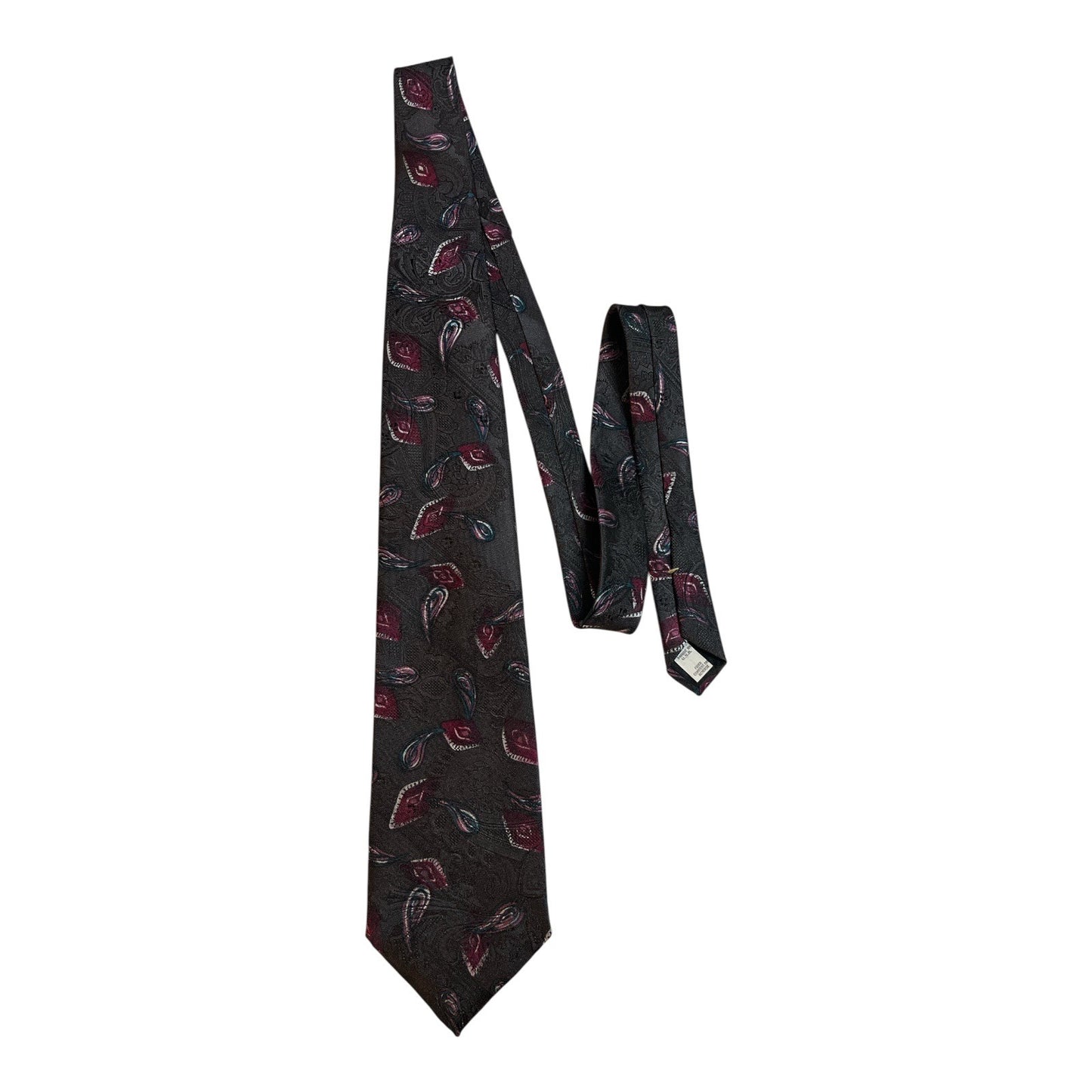 Vintage Liebert Men’s Tie – Paisley Pattern – Made in USA – 1980s/1990s