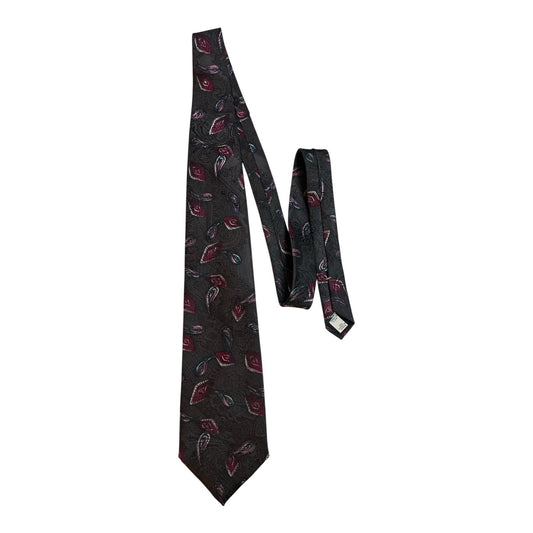 Vintage Liebert Men’s Tie – Paisley Pattern – Made in USA – 1980s/1990s