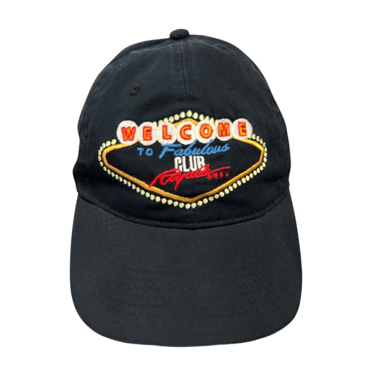 Royal Caribbean "Welcome to Fabulous Club Royale" Black Embroidered Hat – Adjustable – Cruise Souvenir