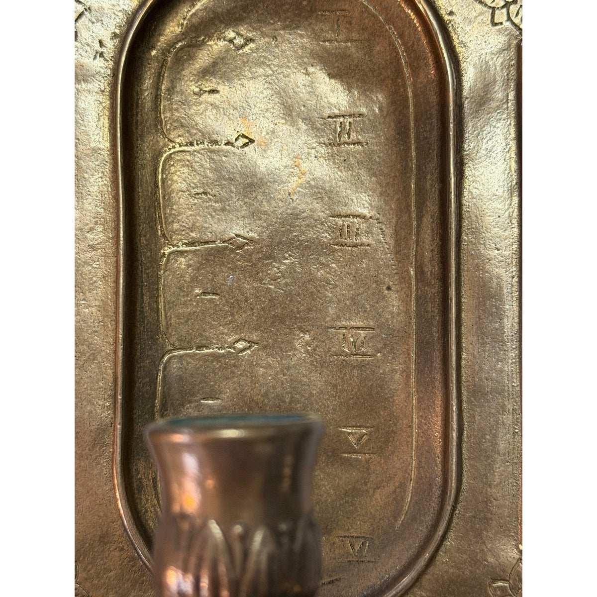 Vintage GATCO Italy Solid Brass Wall Candle Sconces Pair Model 2025