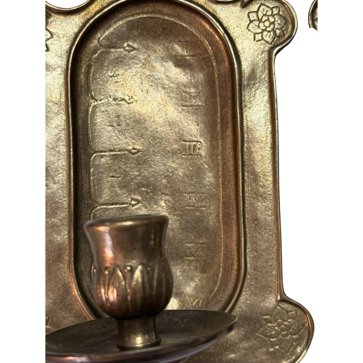 Vintage GATCO Italy Solid Brass Wall Candle Sconces Pair Model 2025