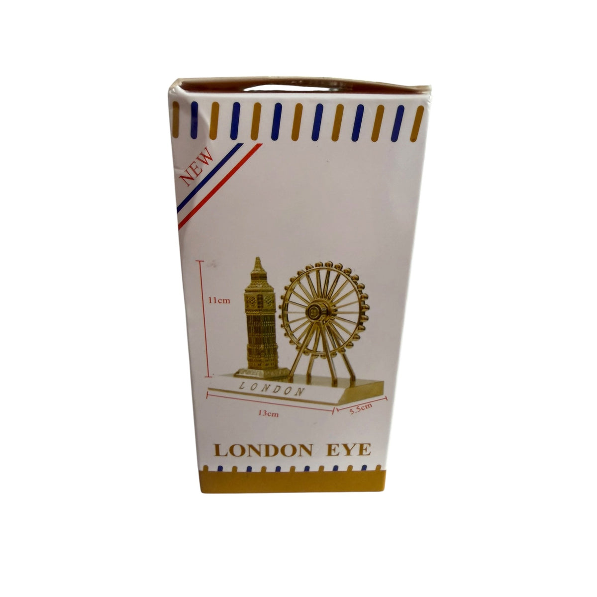 London Big Ben London Eye Metal Souvenir Model Antique Bronze Original Box