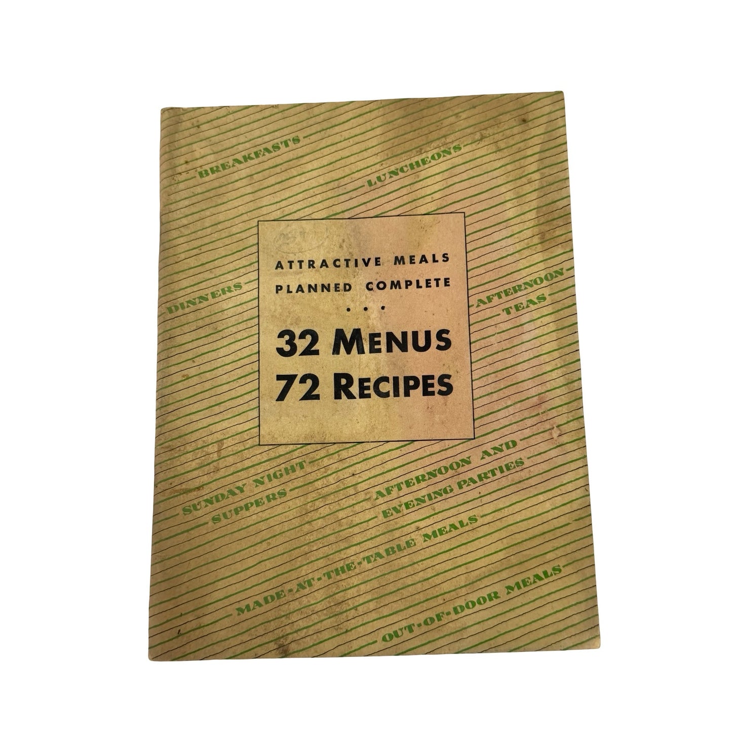 Vintage 1931 Rumford Cookbook 32 Menus 72 Recipes Advertising Recipe Booklet