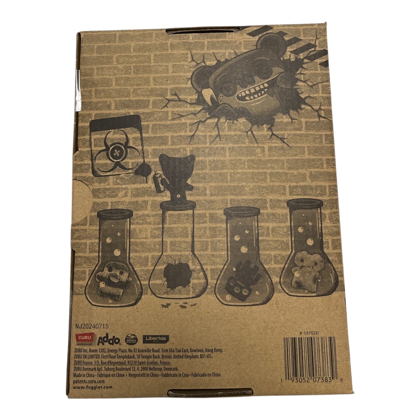 ZURU Fuggler Funny Ugly Monster Plush Laboratory Misfits Edition New in Box