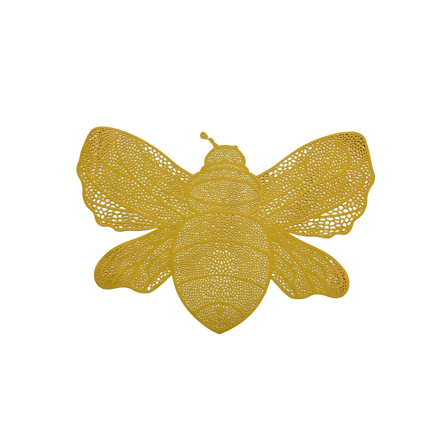Hobby Lobby Gold Bee Placemats Set of 4 Flexible Silicone Honeybee Table Mats