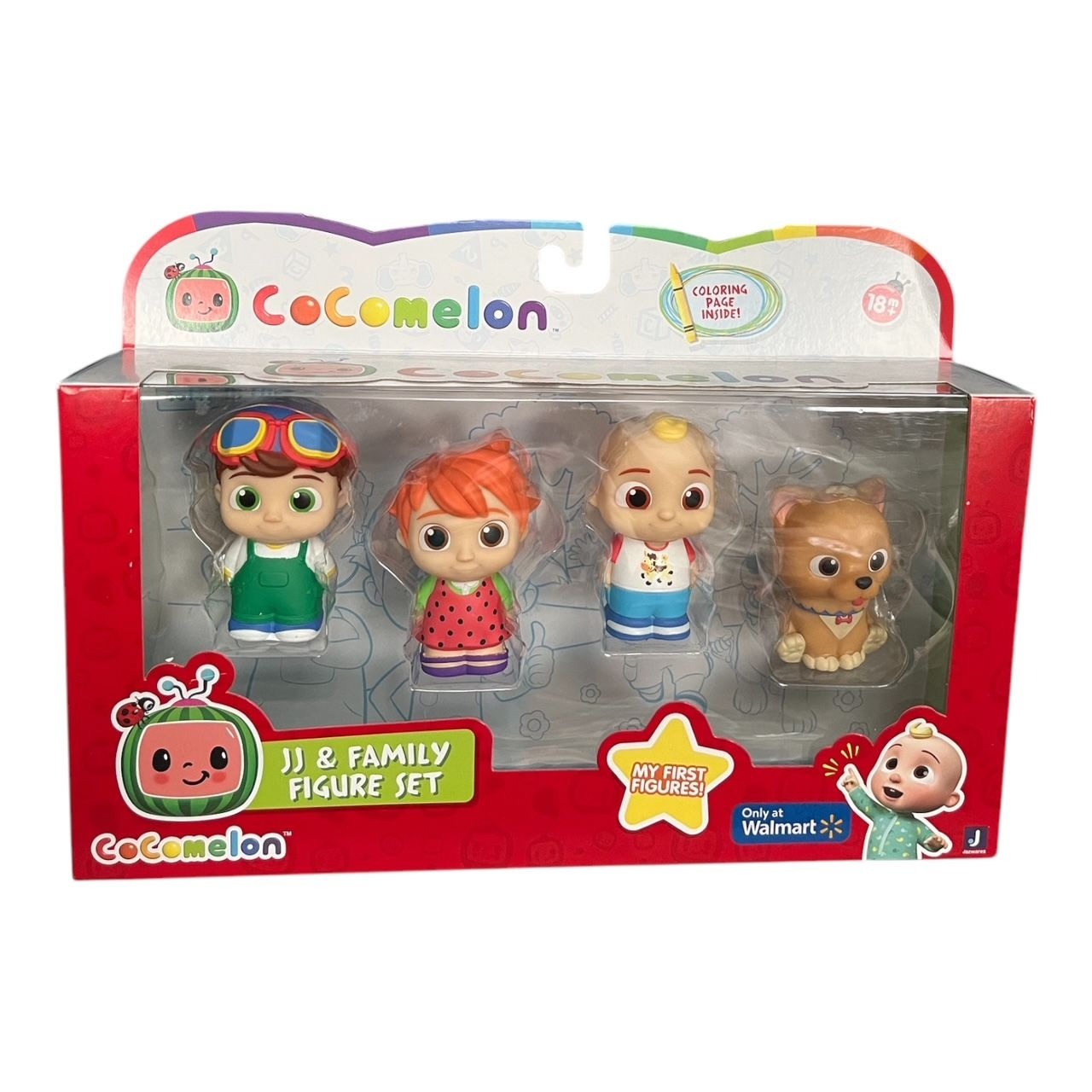 CoComelon JJ & Family Figure Set – My First Figures – Walmart Exclusive – New in Box