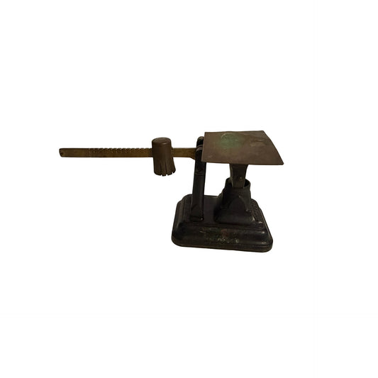 Antique Fairbanks Cast Iron Postal Scale Brass Beam Countertop Letter Scale