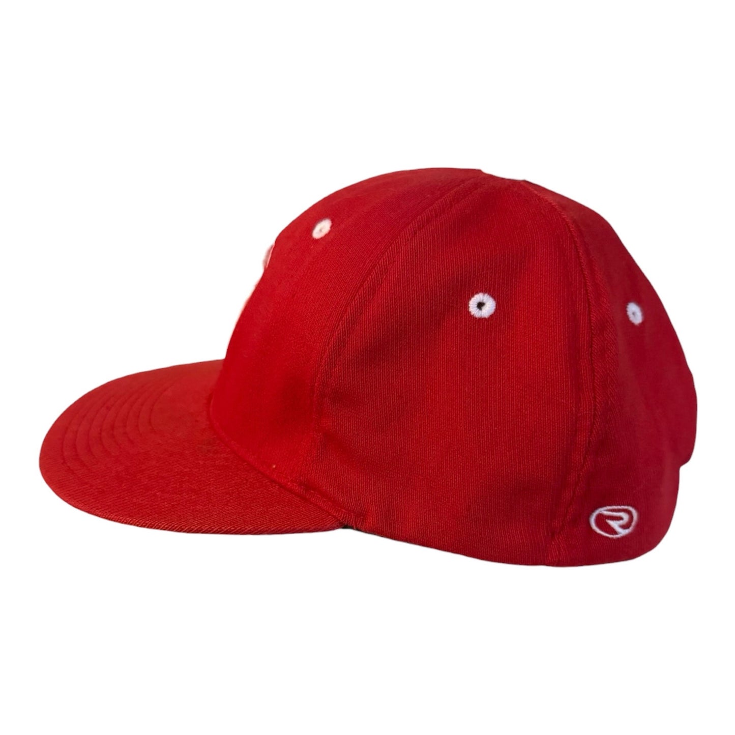 Richardson Pulse PTS20 Flexfit Red Baseball Cap White S Logo Eagle Embroidered Fitted Hat