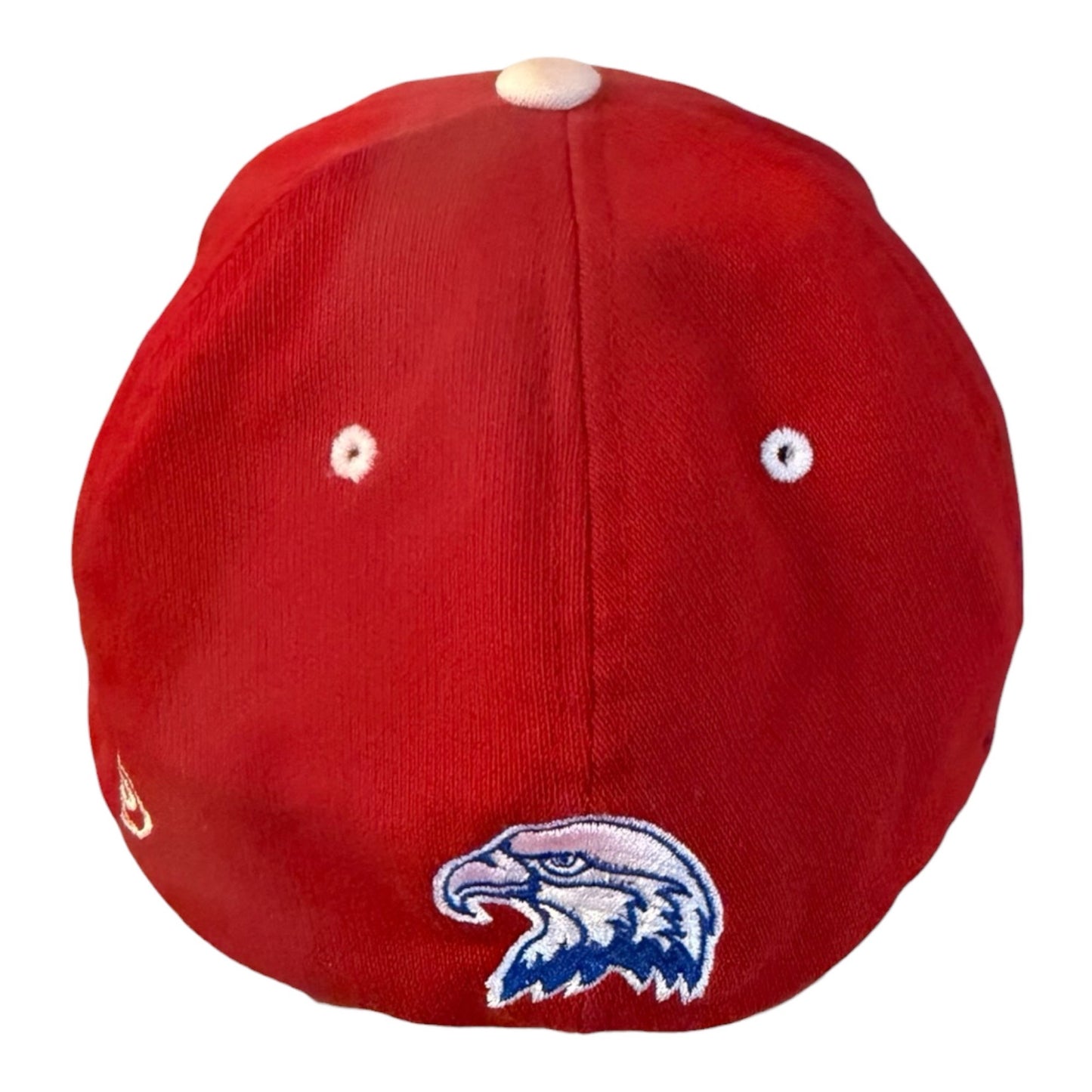 Richardson Pulse PTS20 Flexfit Red Baseball Cap White S Logo Eagle Embroidered Fitted Hat