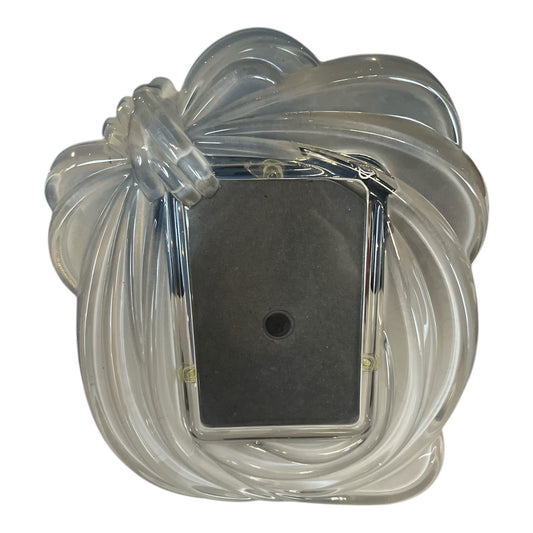 90s Mikasa Love Knot Glass Picture Frame – Holds 4x6 Photo