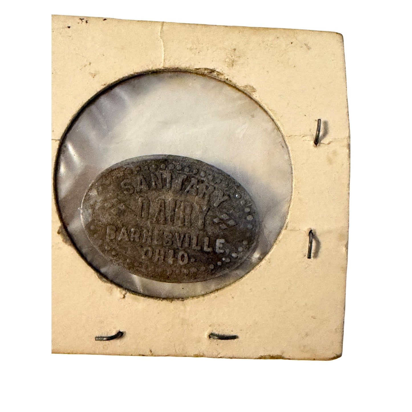 Vintage B. Ohio Milk Token 1 Pint Good For Dairy Bottle Ohio Trade Token
