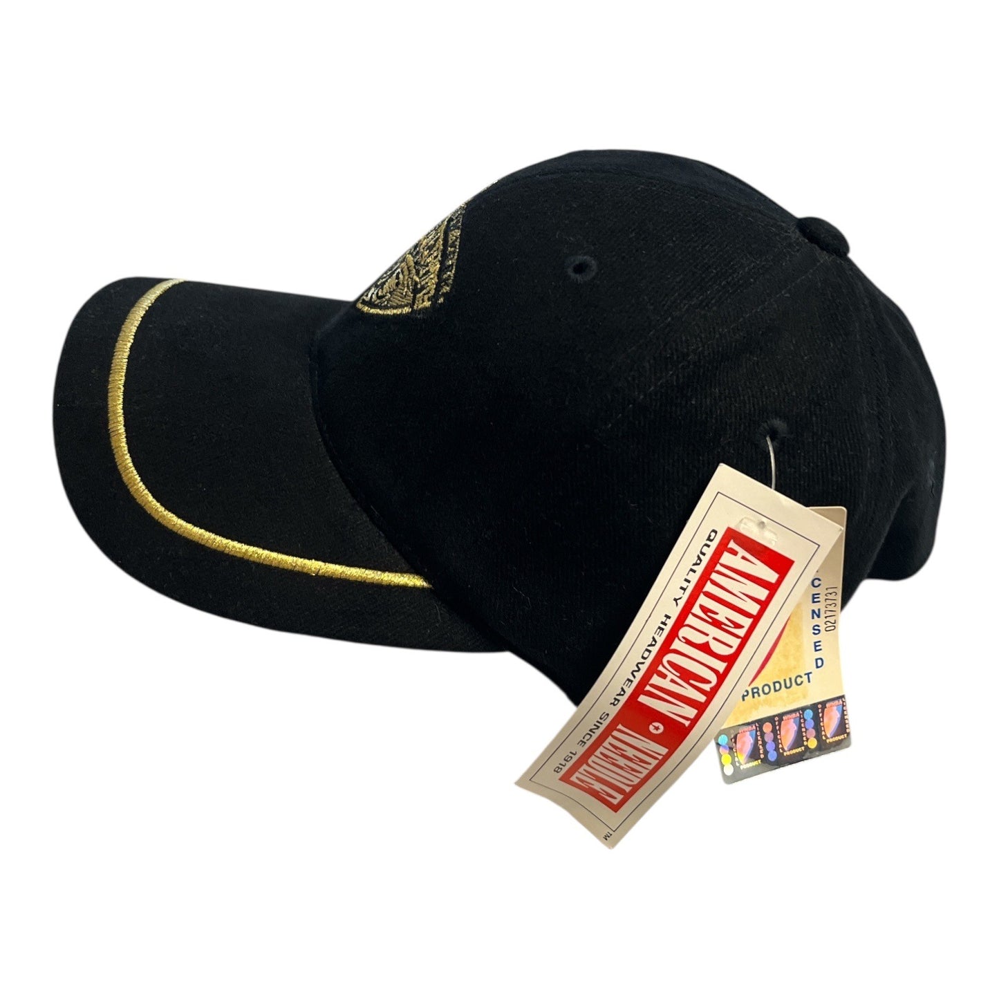 NWT Vintage New York Liberty WNBA Snapback Hat – American Needle – Black & Gold – Licensed 90s Cap