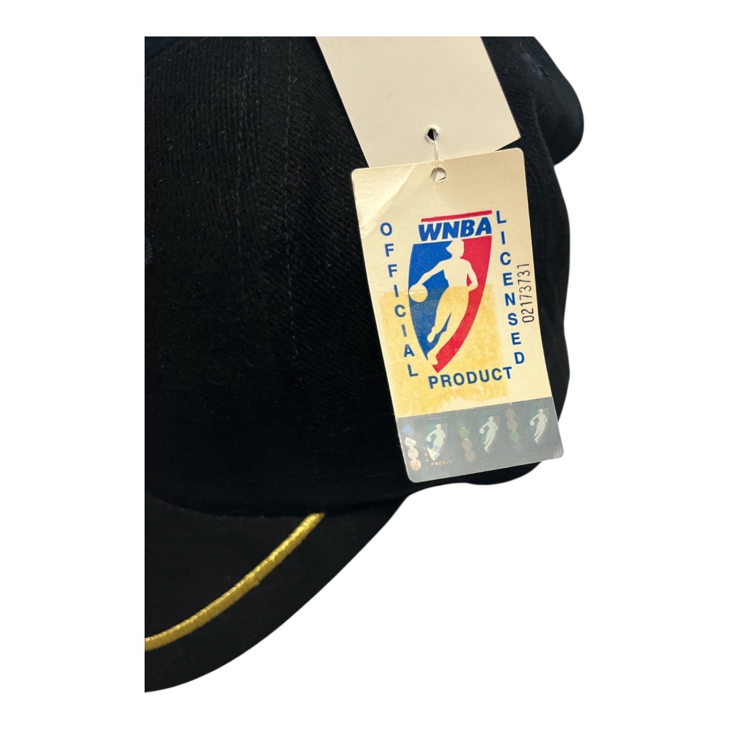 NWT Vintage New York Liberty WNBA Snapback Hat – American Needle – Black & Gold – Licensed 90s Cap