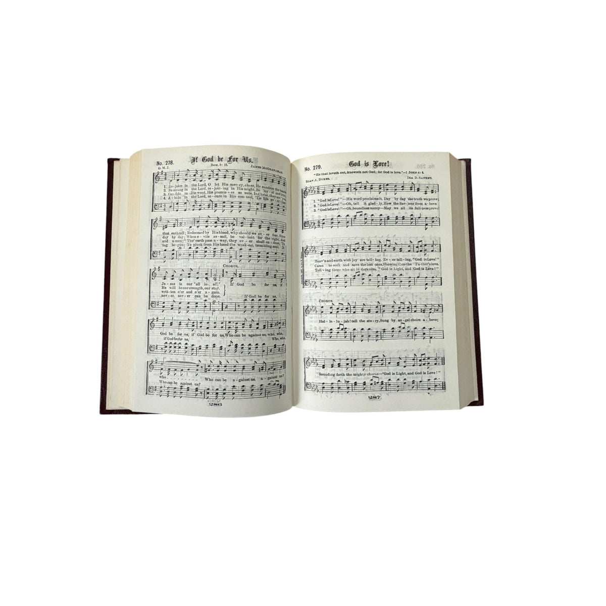Vintage 1966 Gospel Hymns Numbers 1 to 6 Revised hardcover hymnal published by Gospel Hymn Publishing Company, Grabill, Indiana