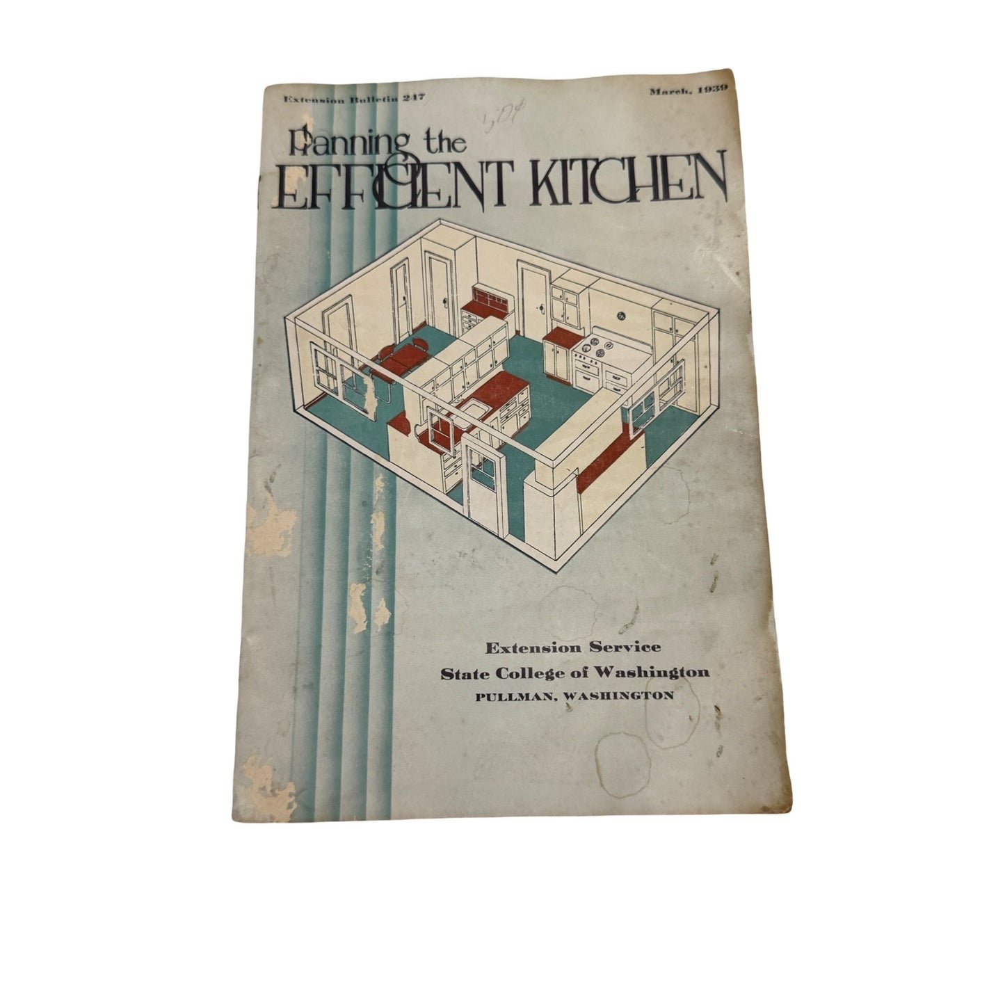 1939 Planning the Efficient Kitchen Washington State College Extension Bulletin 247