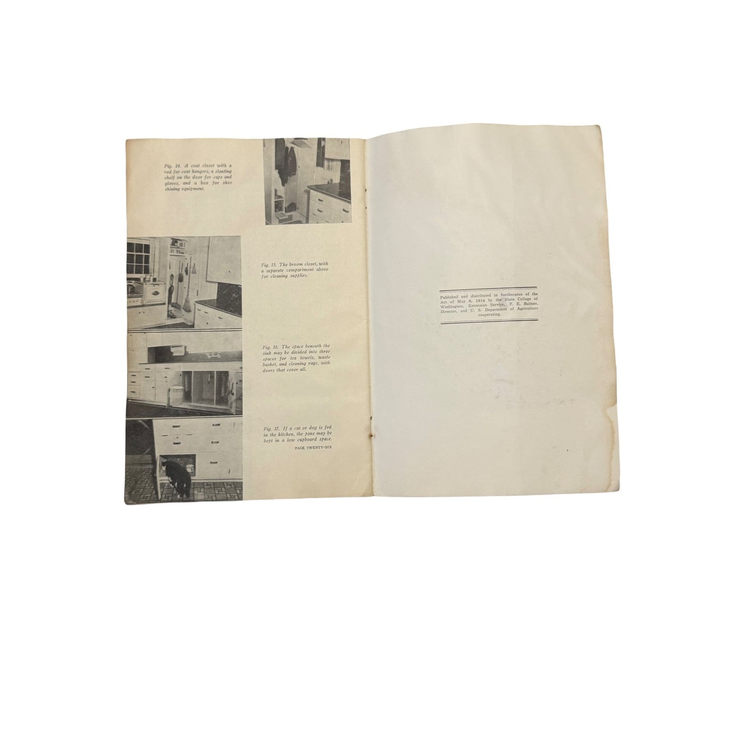 1939 Planning the Efficient Kitchen Washington State College Extension Bulletin 247