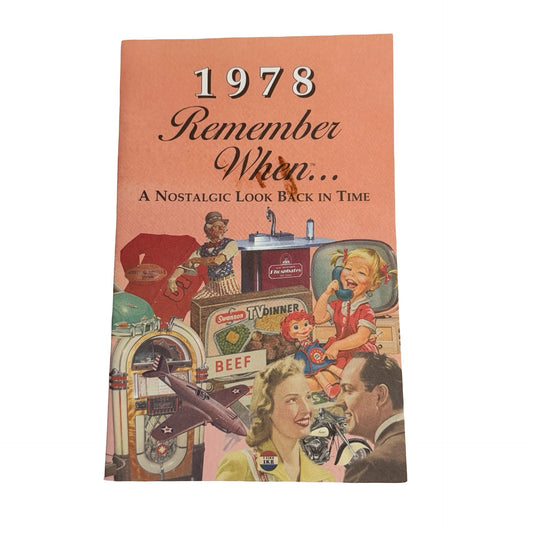 1978 Remember When Kardlet Nostalgia Year in Review Booklet Seek Publishing