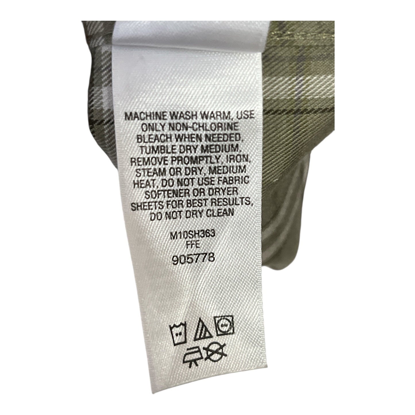 Cabela’s Men’s XL Wrinkle-Free Plaid Button-Down Shirt – Long Sleeve 100% Cotton