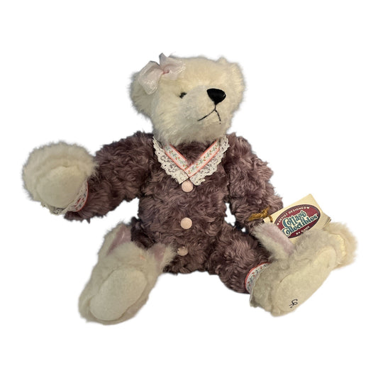 Ganz Cottage Collectibles Lindsey Mohair Teddy Bear 1998 Christy Rave Jointed Plush