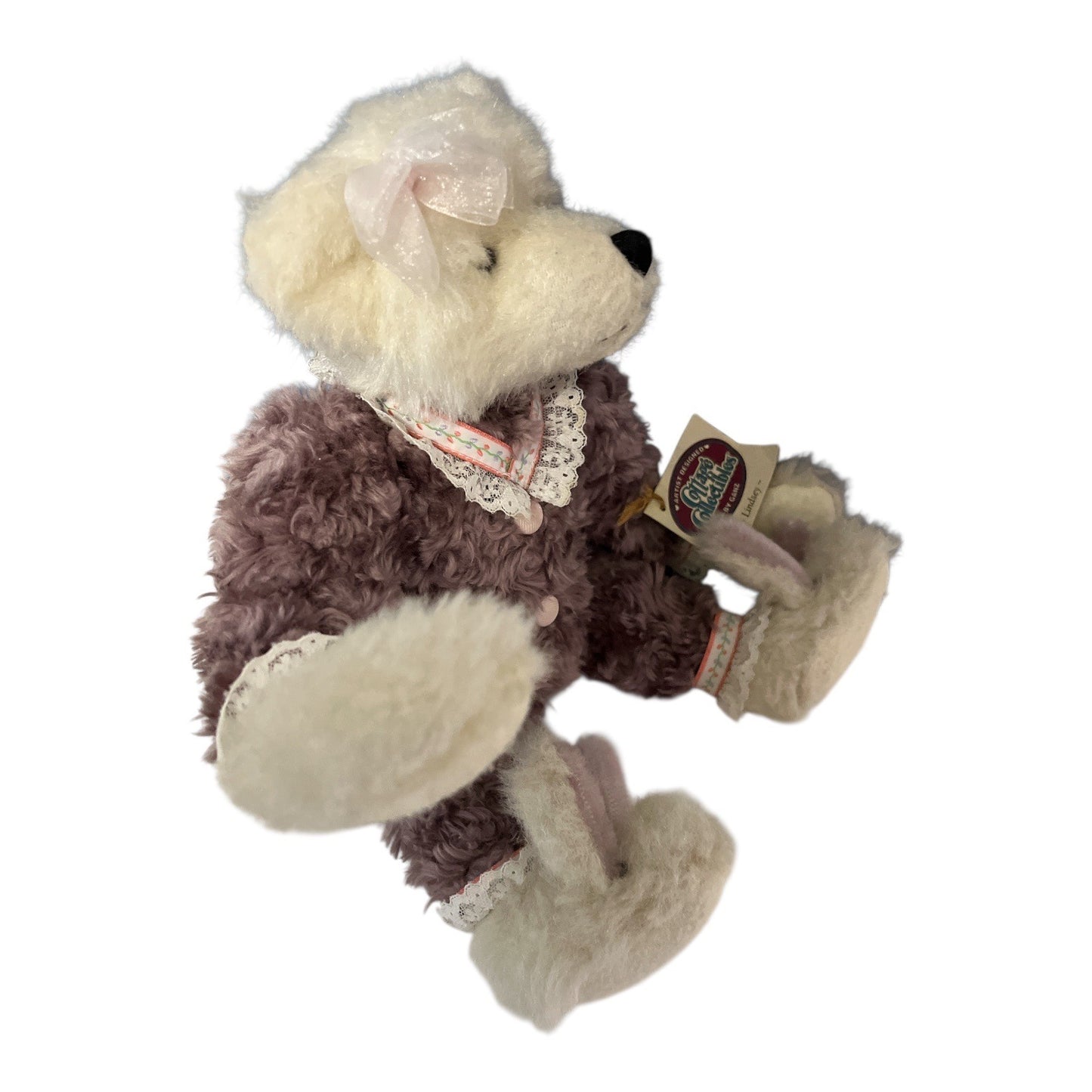 Ganz Cottage Collectibles Lindsey Mohair Teddy Bear 1998 Christy Rave Jointed Plush