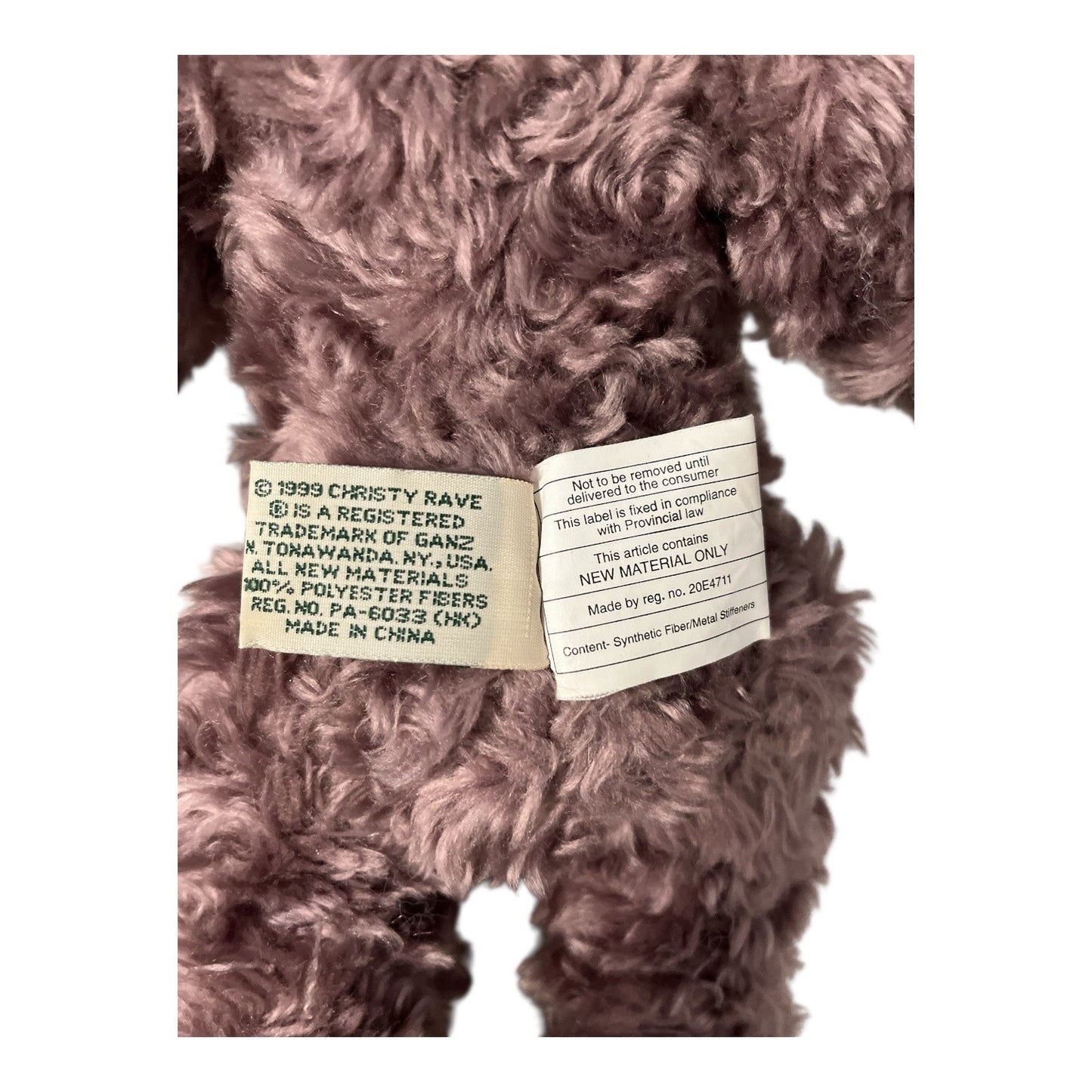 Ganz Cottage Collectibles Lindsey Mohair Teddy Bear 1998 Christy Rave Jointed Plush