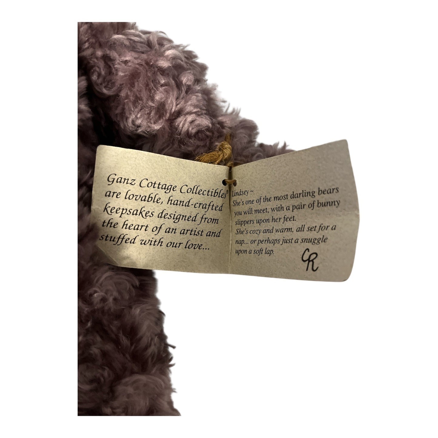 Ganz Cottage Collectibles Lindsey Mohair Teddy Bear 1998 Christy Rave Jointed Plush