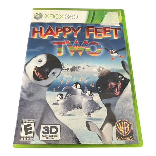 Xbox 360 Happy Feet Two Game Complete CIB Tested Working WB Games