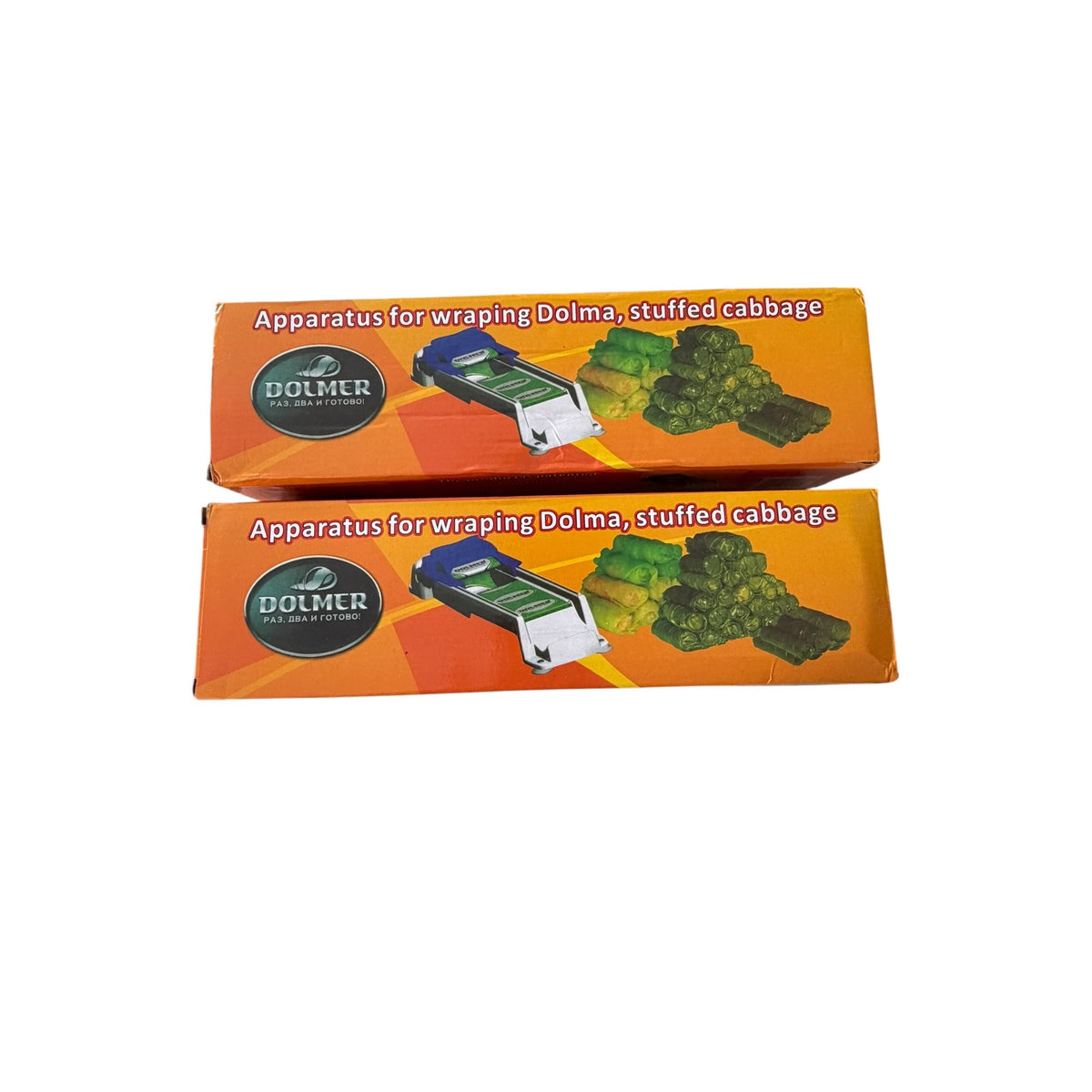 Dolmer Lumpia Dolma Grape Leaf Rolling Machines Set of 2 Original Boxes