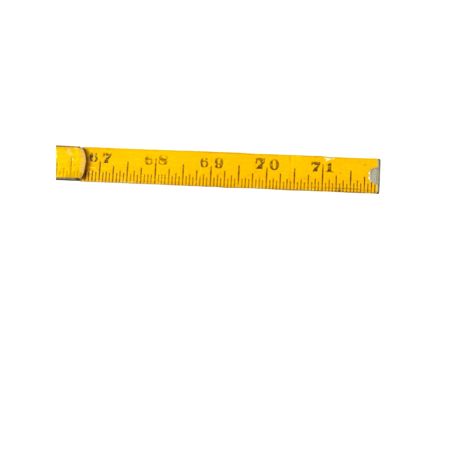 Vintage Folding Carpenter's Rule 72" Wood Measuring Stick Made in Czechoslovakia