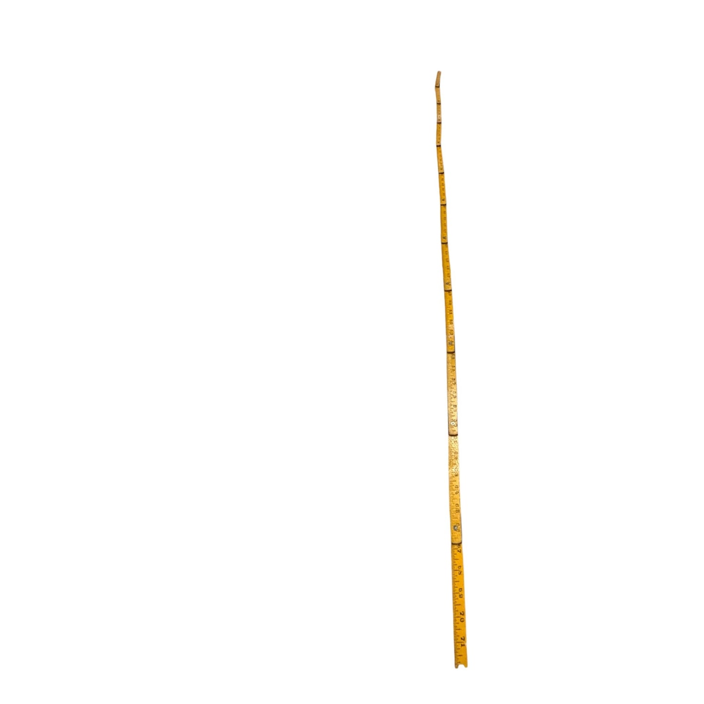 Vintage Folding Carpenter's Rule 72" Wood Measuring Stick Made in Czechoslovakia