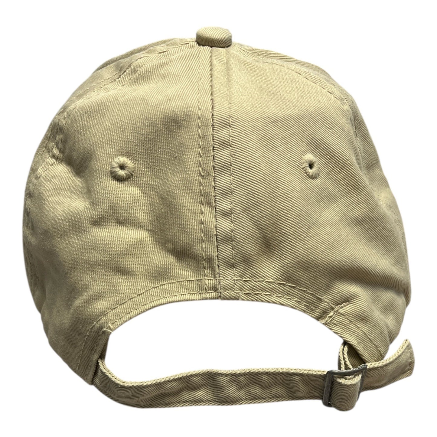 Vintage Y2K West Marine Nautical Crest Hat – Beige Cotton Adjustable Cap – Ship & Flags Embroidery