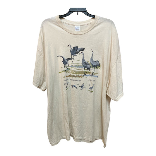 Vintage Sibley’s Sandhill Cranes T Shirt Liberty Graphics Gildan 2XL