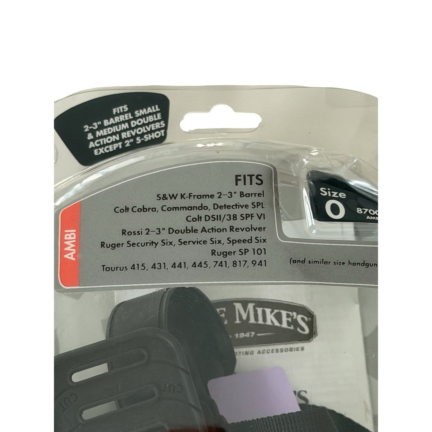 Uncle Mike’s Cross Harness Shoulder Holster Size 0 Revolver Fit New Sealed