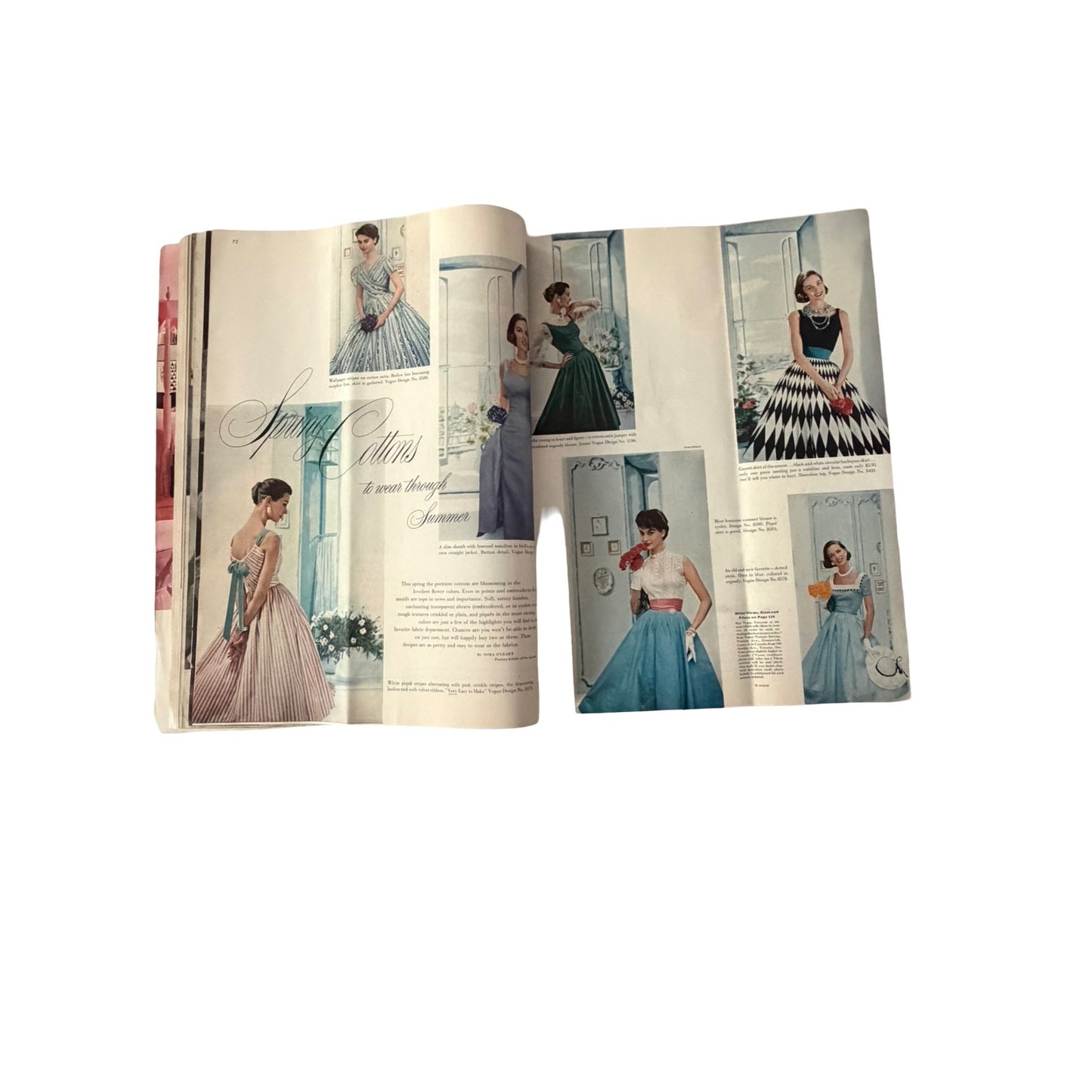 Vintage April 1955 Ladies Home Journal Magazine Princess Beatrix Mid Century Ads Fashion
