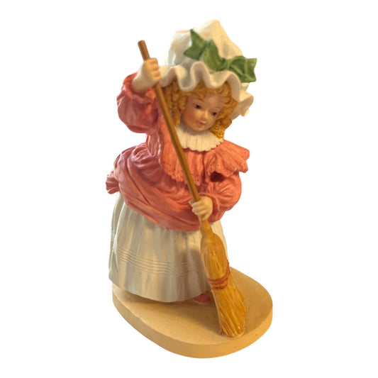 Maud Humphrey Figurine – “Cleaning House” – 1987 Hamilton Gifts – Limited Edition #1303